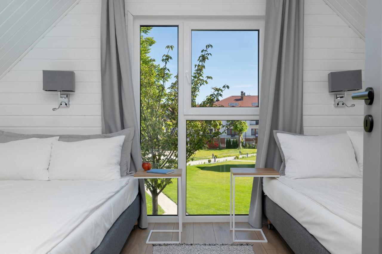 Domki Villa Hoff Resort Trzęsacz Dış mekan fotoğraf