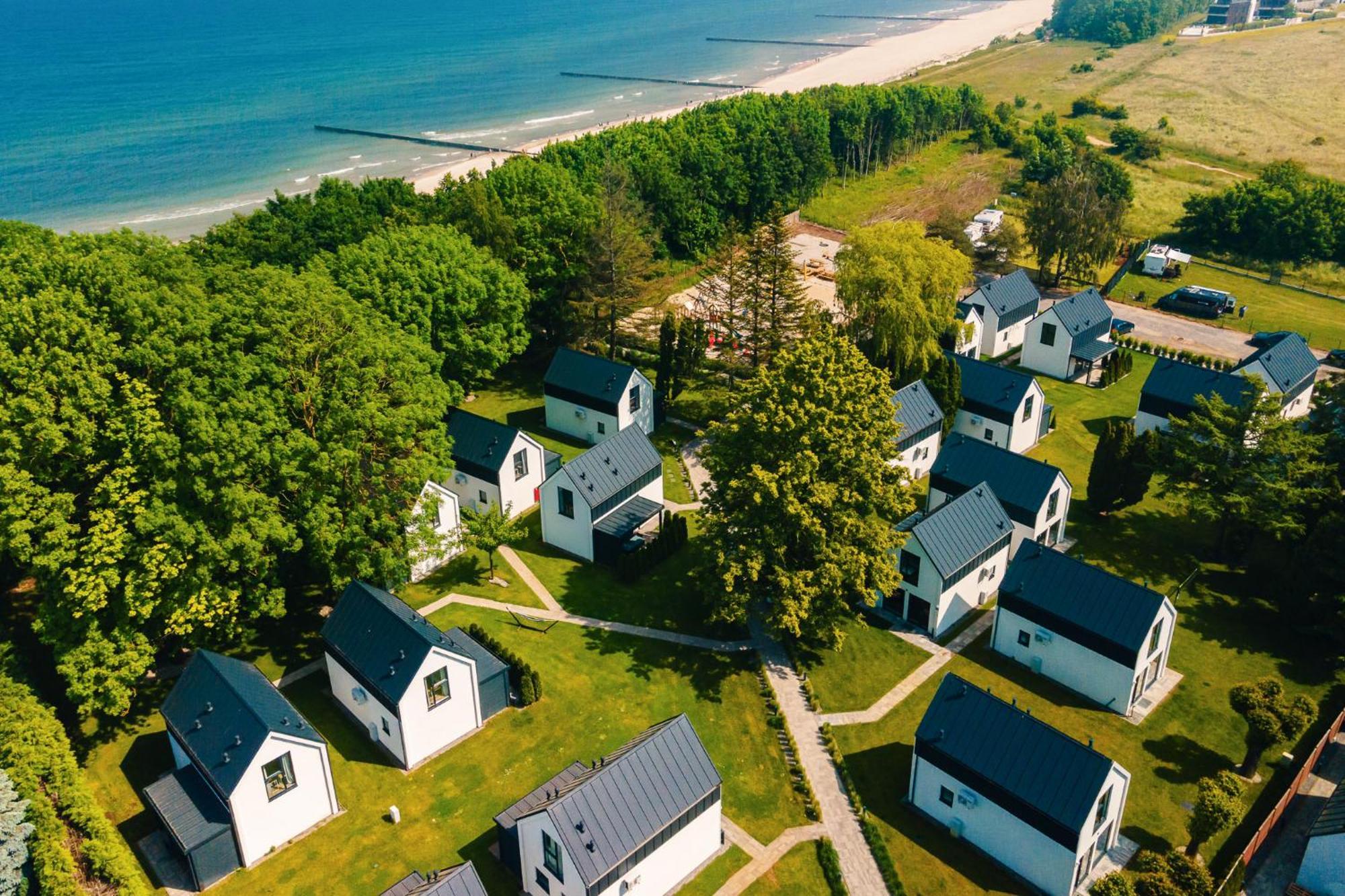 Domki Villa Hoff Resort Trzęsacz Dış mekan fotoğraf